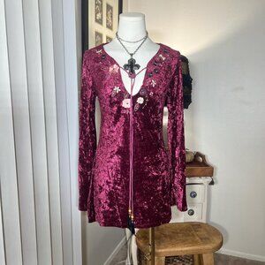 Y2k Velvet Grunge Dress